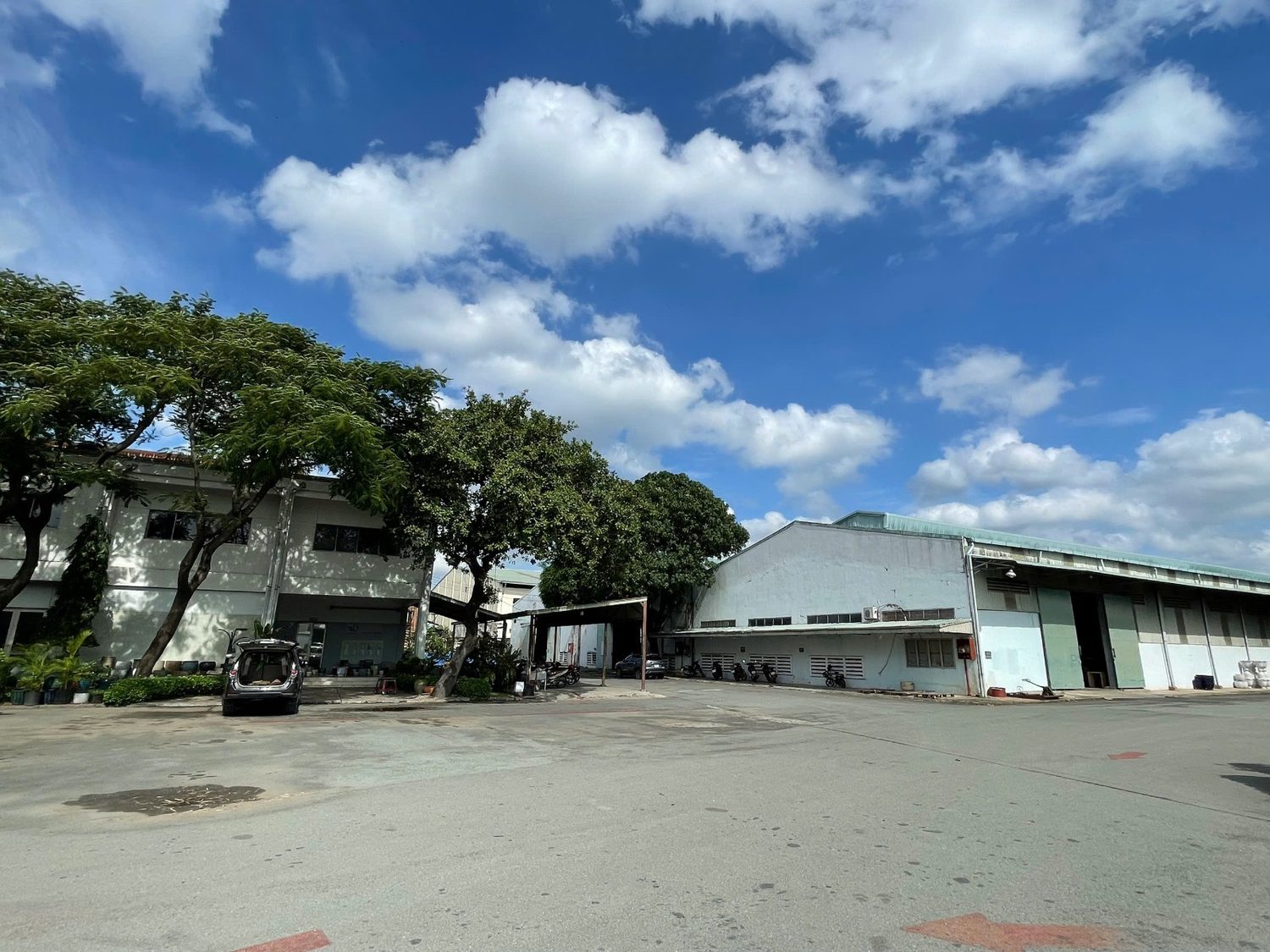 Yard frontage of the production halls, TNL & Son factory, Binh Duong, Vietnam