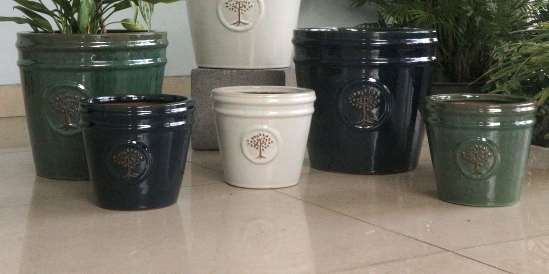 Gas Kiln example 3, Vietnamese ceramic planter
